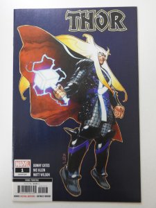 Thor #1 Variant Cover Edition Donnie Cates Series! Beautiful NM- Condition!