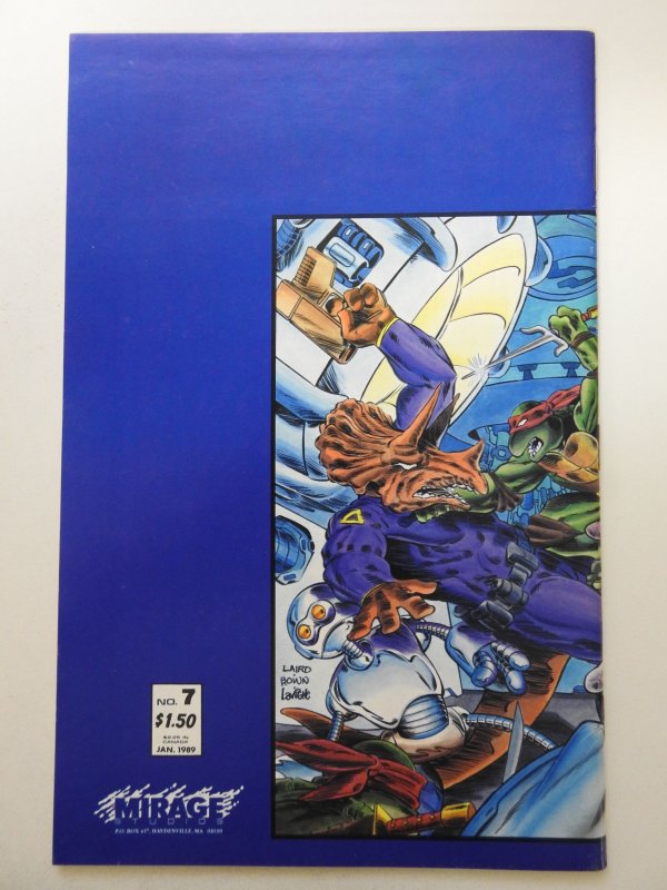 Teenage Mutant Ninja Turtles #7 2nd Print (1986) Rare Signed Eastman/Laird VF-NM
