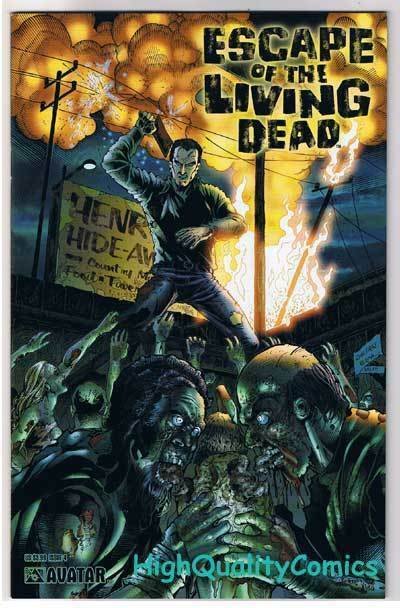 ESCAPE of the LIVING DEAD #4, NM, Avatar, Zombies, 2005, more Horror in store