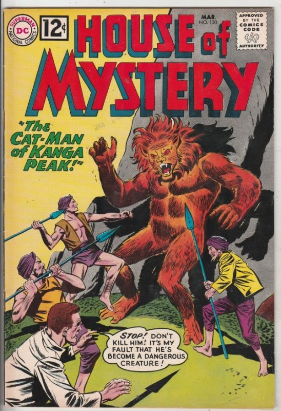 House of Mystery #120 (Mar-62) VF/NM High-Grade 