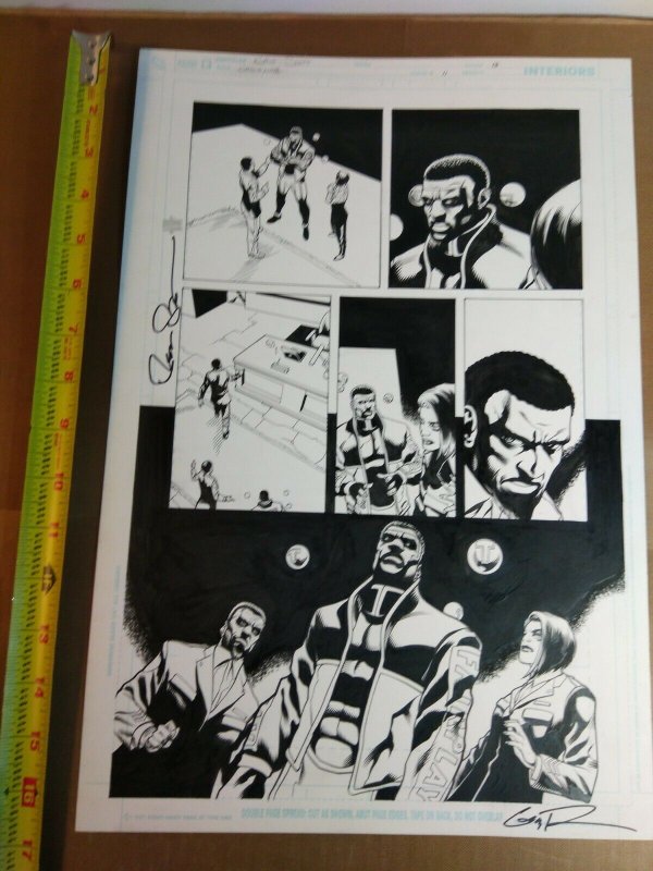 Original Art: Steve Scott & Nathan Massengill -  Checkmate #11 pg 13 (2007)