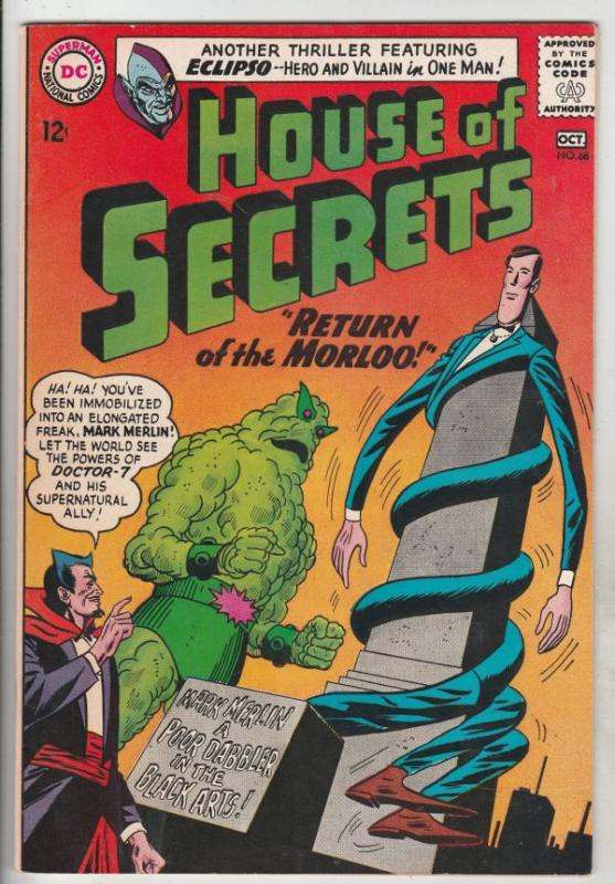 House of Secrets #68 (Oct-64) VF- High-Grade Mark Merlin, Eclipso