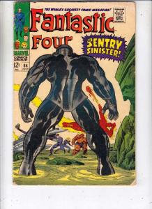 Fantastic Four #64 (Jul-67) VG Affordable-Grade Fantastic Four, Mr. Fantastic...