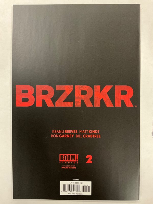 BRZRKR #2 Cover I (2021)