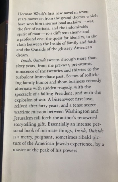 Inside, outside, WOUK,1985 HCDJ