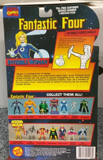 Invisible Girl Action Figure 1994