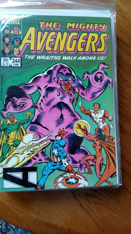 AVENGERS, THE #244 (Marvel,1984) Condition VF/NM