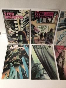 V For Vendetta 1 5 7 8 9 10 Lot Nm Near Mint