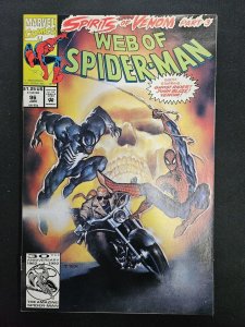Web of Spider-man #96 Nm- 9.2 Venom Ghost Rider 1992 Marvel Comics c169 