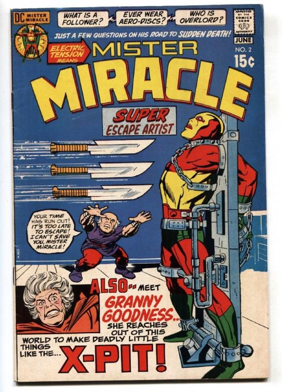 MISTER MIRACLE #2 1971-JACK KIRBY-DC BRONZE Granny Goodness FN/VF