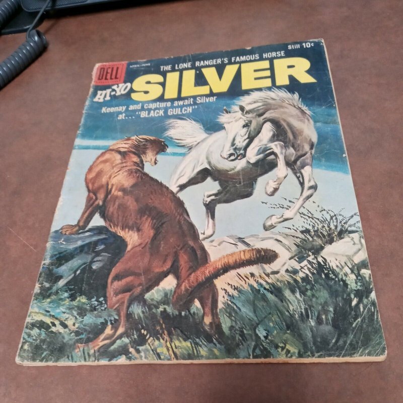The Lone Ranger’s Famous Horse Hi-Yo Silver #30  April 1959 Western Painted cvr