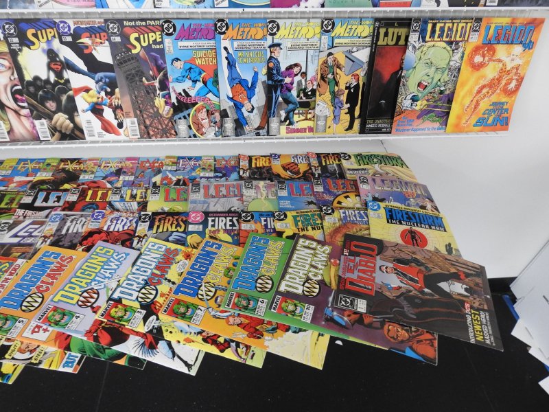 Huge Lot 200+ Comics W/ Alpha Flight, Doom Patrol, Spawn, +More! Avg VF- Cond!