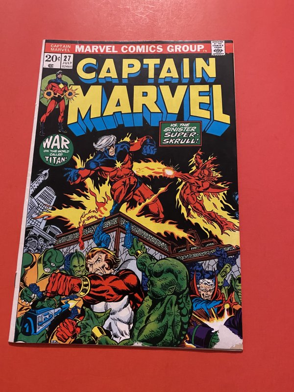 Captain Marvel #27 (1973)  Super shrill app