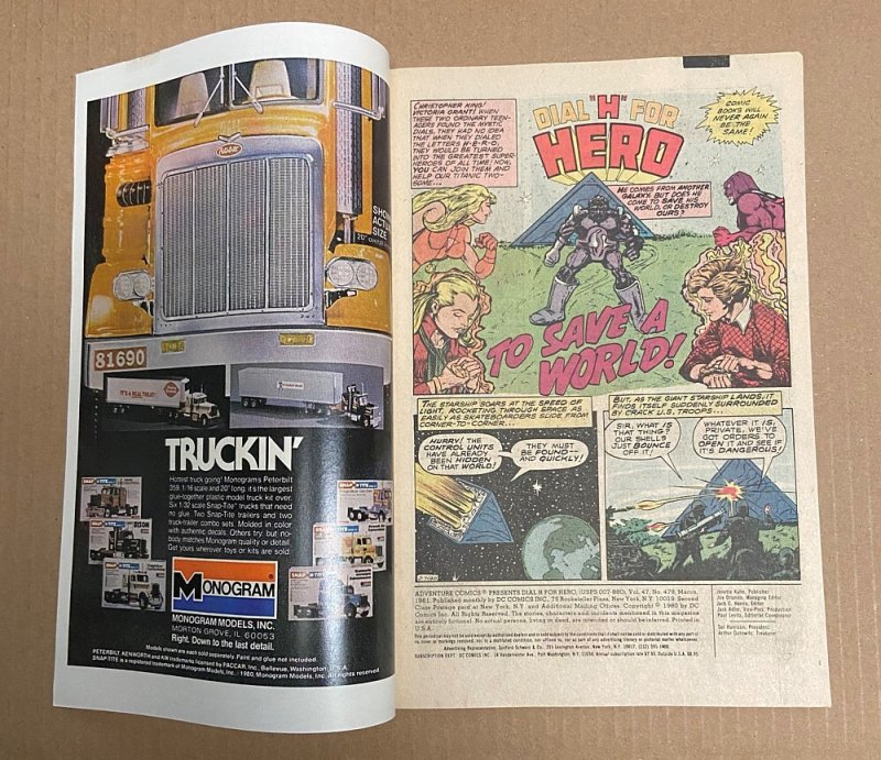 Adventure Comics #479 ( 8.5 VFN+  ) Carmine  Infantino Cover / March 1981