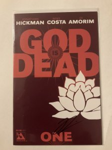 God Is Dead One 1 Near Mint Nm Signed Hickman Avatar