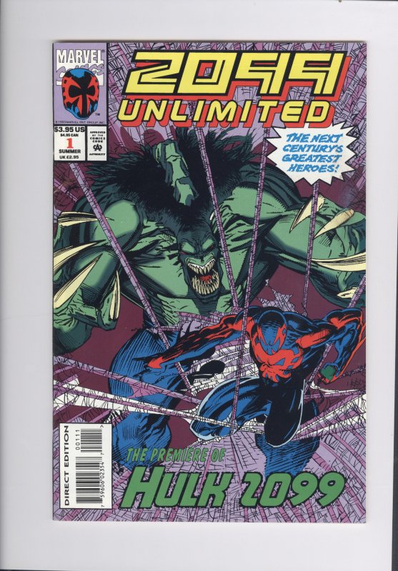 2099 Unlimited # 1  NM+   (1993)  Super High Grade