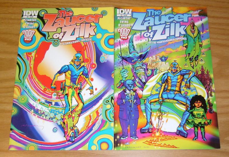 Zaucer of Zilk #1-2 VF/NM complete series - brendan mccarthy - IDW/2000 A.D. set