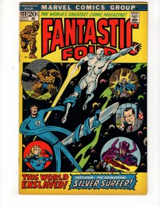 Fantastic Four #123 (1972) SILVER SURFER !!! Galactus Bronze Classic !! / ID#368