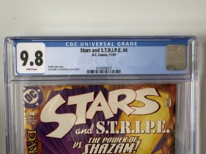 Stars and S.T.R.I.P.E. #4 CGC 9.8 - Shazam Appearance (1999)