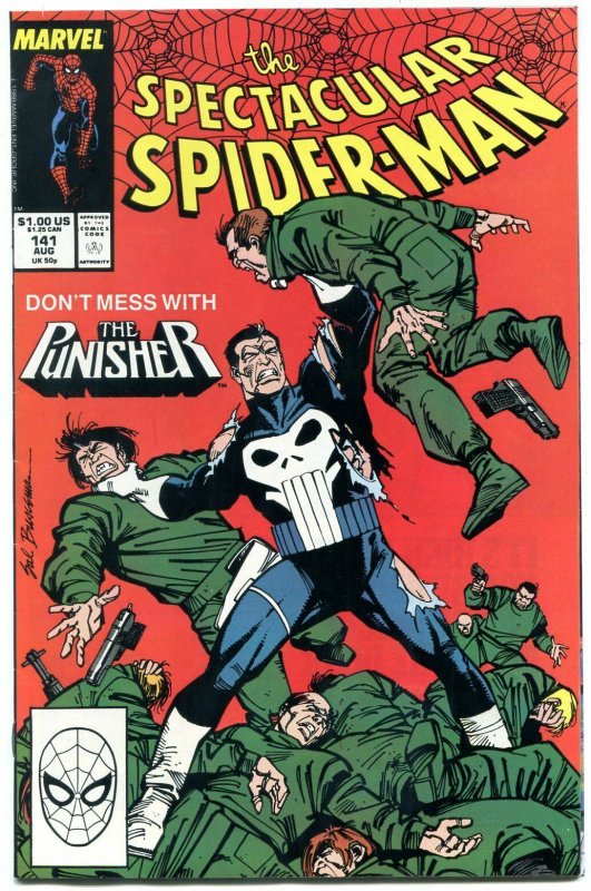 Spectacular Spider-Man #141 1988- Punisher issue NM-