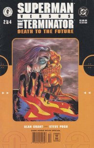 Superman vs. The Terminator: Death to the Future #2 (Newsstand) FN ; Dark Horse