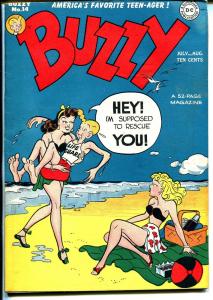 Buzzy #14 1947-DC-swimsuit cover-Good Girl Art-FN-