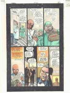 Steel #42 p.20 Color Guide Art - John Irons in the Hospital 1997 by John Kalisz