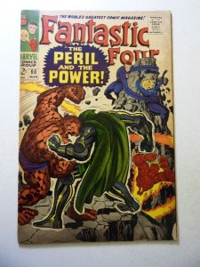 Fantastic Four #60 (1967) VG Condition moisture stain fc