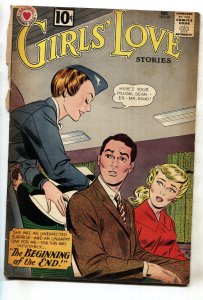 Girls' Love Stories #83--1961-- DC--Romance--Stewardess cover--comic book