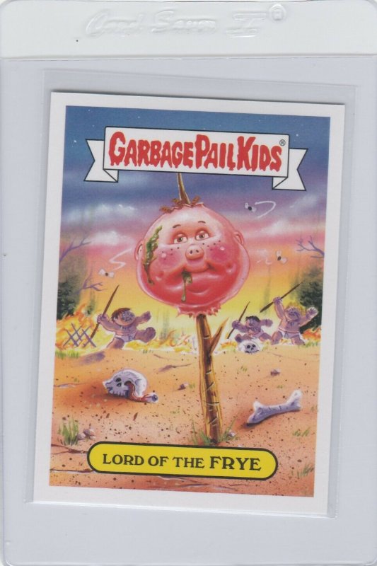 Garbage Pail Kids Lord Of The Frye 7b GPK 2017 Adam Geddon trading card sticker