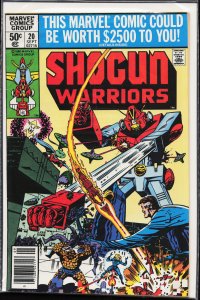 Shogun Warriors #20 (1980) The Shogun Warriors