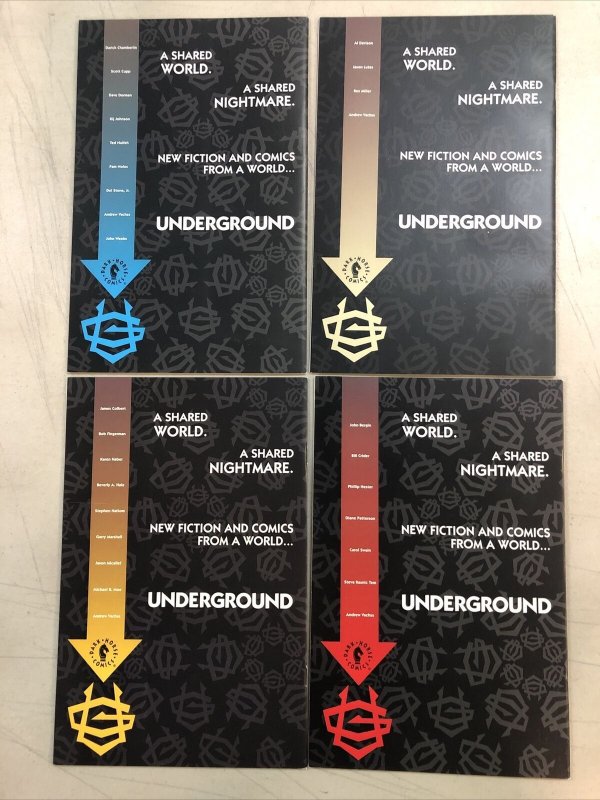 Underground (1993) #1 2 3 4 (NM-/NM) Complete Set Dark Horse various Creators