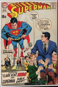 Superman #219 (1969) Clark Kent