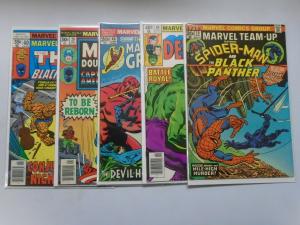 5 Different Black Panther, Average 6.0 Bronze Age (W/ Origin) (1974)