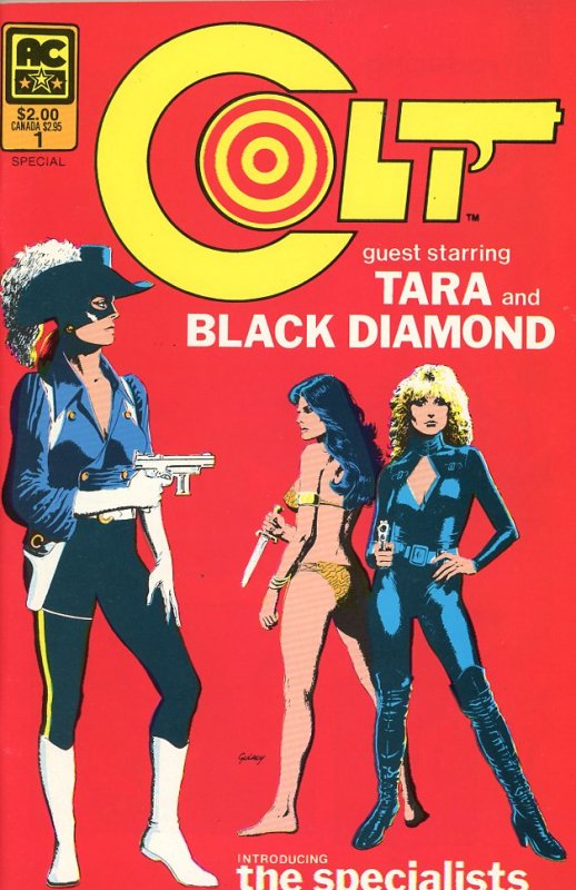 Black Diamond Lot - 1, 2 and Colt Special 1  All 3 are VF  2 Gulacy Covers 1983