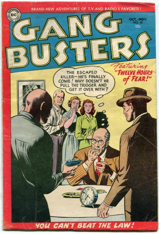 Gang Busters #42 1954- DC Golden Age Crime G+