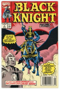 Black Knight #1 (1990 v2) Newsstand FN+