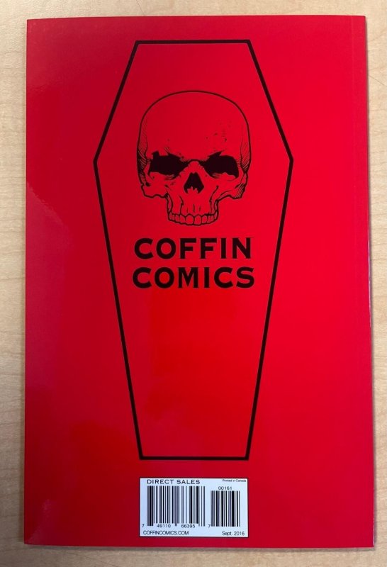 La Muerta Last Rites #1 Red Mega Incentive Variant Cover by Richard Ortiz Signed