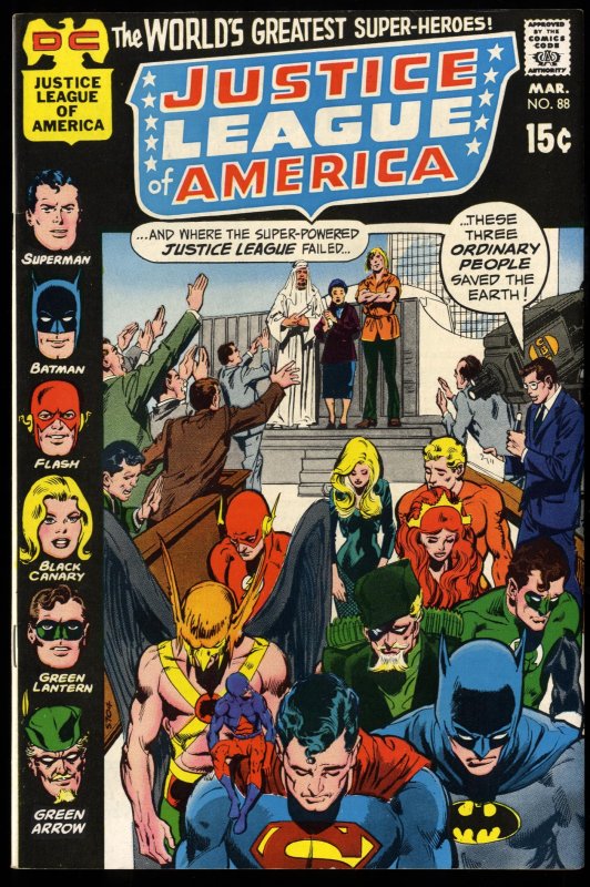 Justice League Of America #88 NM- 9.2 DC Comics