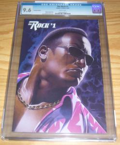 the Rock #1 CGC 9.6 premium variant - limited to 3,000 - dwayne johnson rare WWF