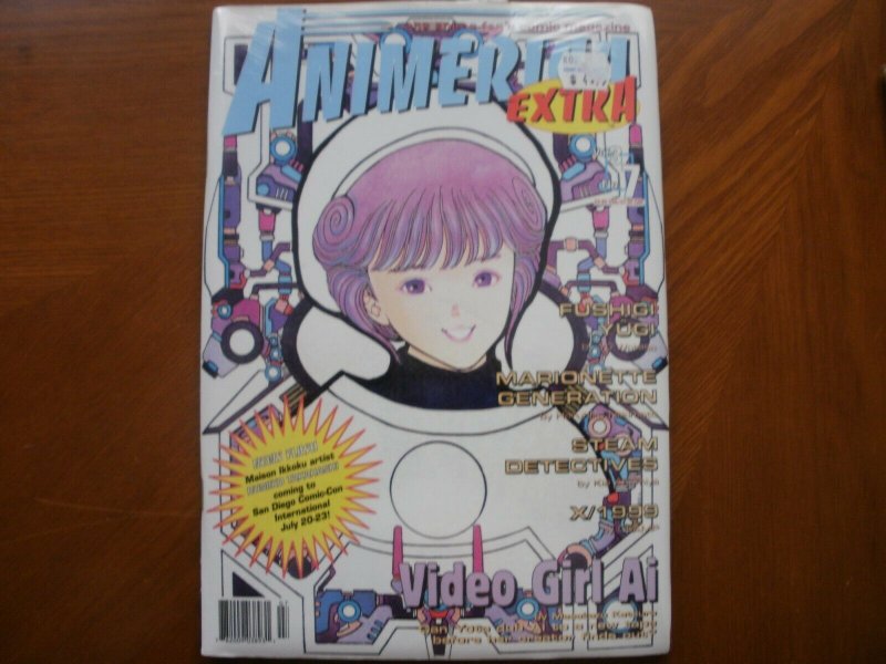 3 Sealed ANIMERICA EXTRA Comic Magazine: Volume 3 #7 & #11 + Vol. 5 #7 Anime Art