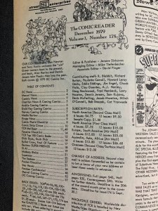 1979 COMIC READER #175 FN 6.0 Don Newton Green Lantern Cover