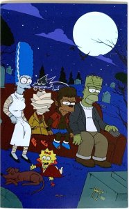 FAME: THE SIMPSONS NYCC 2025 JONATHAN URIBE TREE HOUSE OF HORROR VARIANT SET COA
