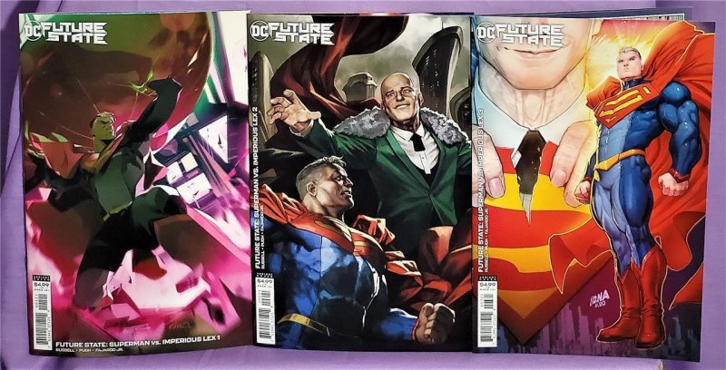 Future State SUPERMAN vs IMPERIOUS LEX #1 - 3 Variant Covers (DC 2021)