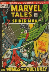 Marvel Tales #34 ORIGINAL Vintage 1972 Marvel Comics Reprints Spider-Man 48