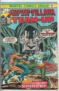 Super-Villain Team-Up #1 (Aug-75) VF/NM High-Grade Namor the Sub-Mariner, Doc...