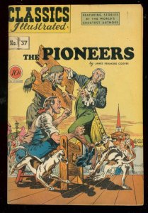 CLASSICS ILLUSTRATED #37 HRN 37-PIONEERS-TORTURE COVER- FN