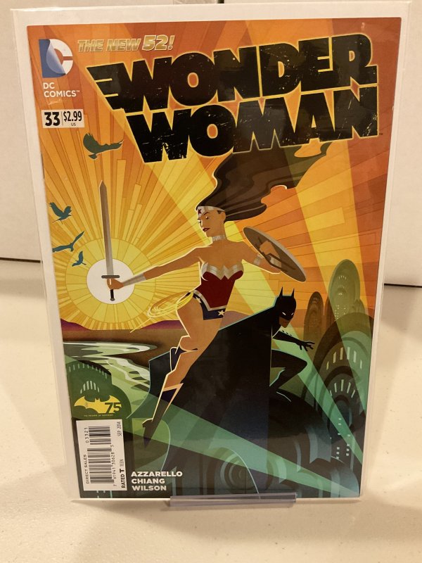 Wonder Woman #33 Batman 75th Variant! 2014  New 52!