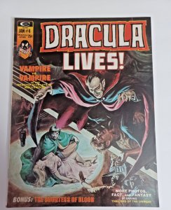 Dracula Lives #4 - Horror Magazine - Marvel - 1974 - VG