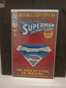 Superman The Man of Steel #22 1st full app STEEL DC. P10